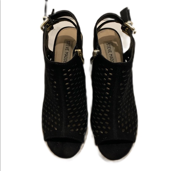 Steve Madden Leather Block Heel Sandals size 7 - Picture 4 of 4